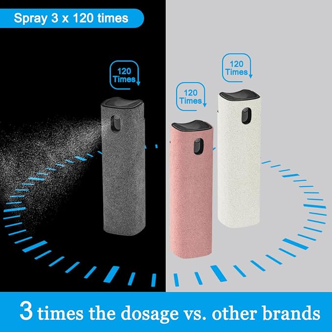 walrfid 3Pcs Car Screen Cleaner, Computer Screen Cleaner Spray and Wipe - Image 5