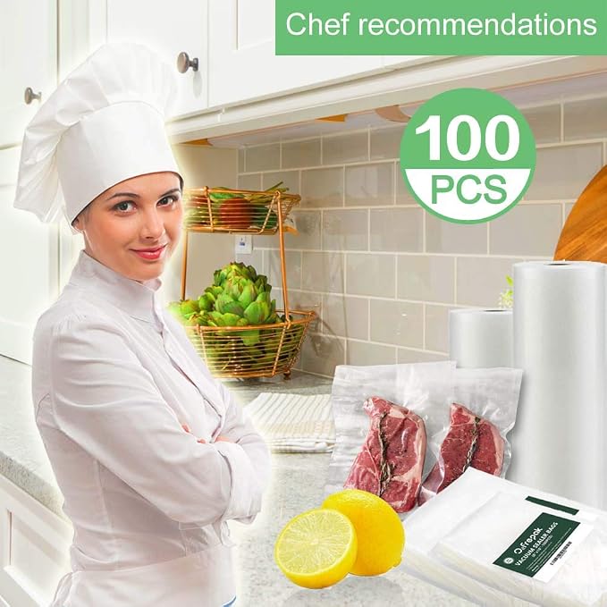 O2frepak 100 Gallon Size 11" x 16"Vacuum Sealer Bags - Image 2