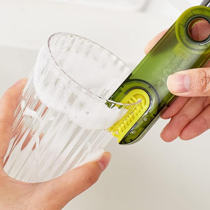 3-in-1 Cup Lid Cleaning Brush-Multifunctional Bottle Gap Cleaner Tool - Image 2