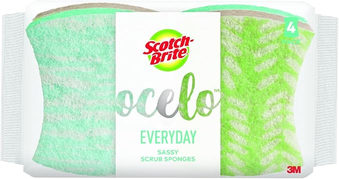Scotch-Brite ocelo Non-Scratch Scrub Sponges, Scratch-Free by Scotch-Brite