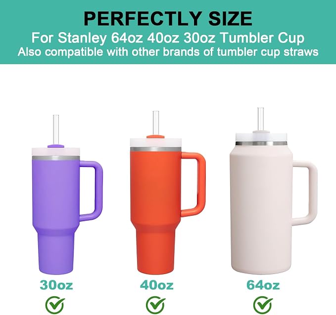 Aillwith 12 PCS Replacement Straws - Image 3