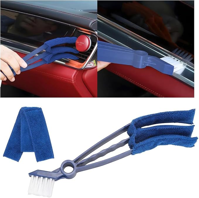 Mini Duster for Car Air Vent, Vehicle Air Conditioner Cleaner & Brush by Unknown