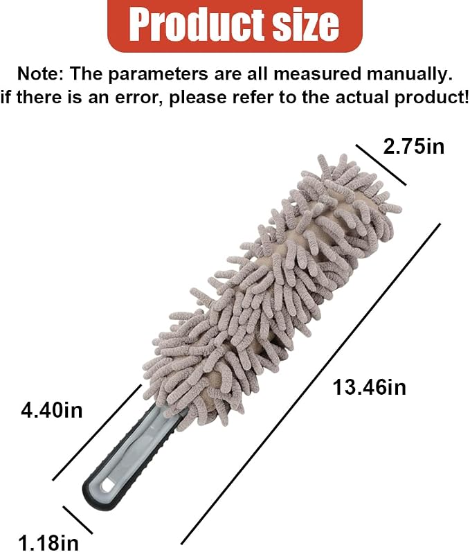 Car Interior Duster, No Scratch Microfiber Cleaning Brush - Image 2