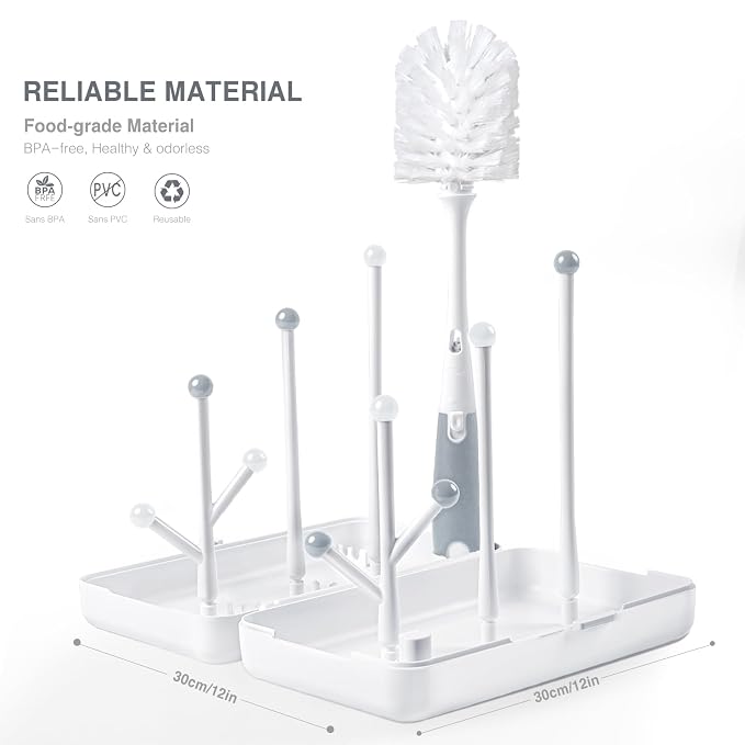Termichy Travel Baby Bottle Drying Rack, Compact Size - Image 2