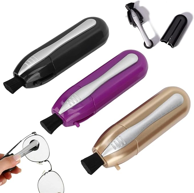 3Pcs Glasses Cleaner, Eyeglass Cleaner Portable Eyeglass Cleaning Kit, Lens by Unknown
