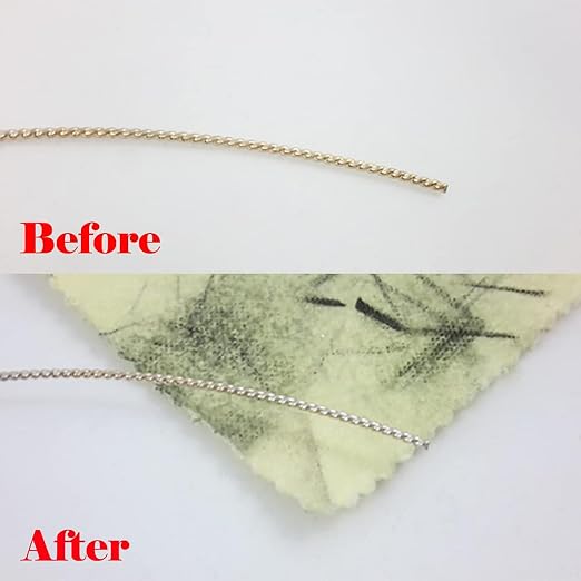 Sunshine 5 Polishing Cloths Jewelry Cleaner Tube Silver Brass Gold Copper - Image 5