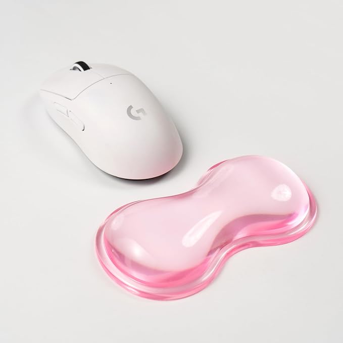 Ergonomic Silicone Gel Keyboard and Mouse Wrist Rest Set – Clear Wrist Rest - Image 7