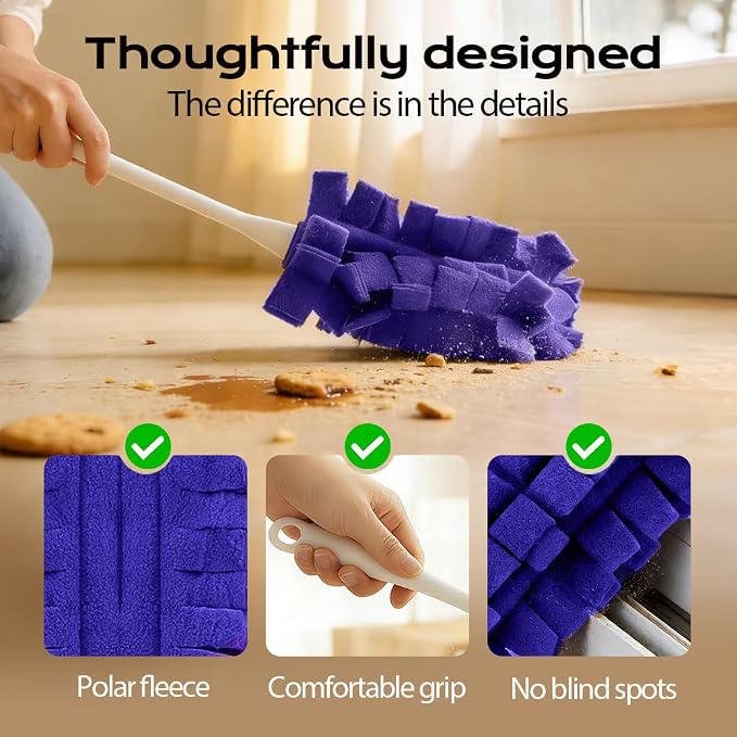 Reusable Dusters for Cleaning, 360° Washable Duster Pads, Heavy Duty Reusable - Image 3