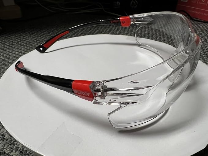 Red Frame Safety Glasses Goggles - Image 6