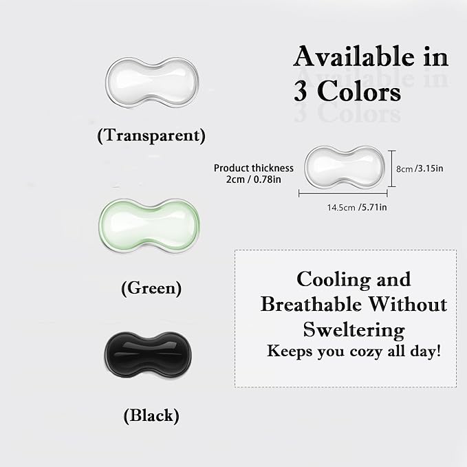 Mouse Wrist Rest Pad, 5.71" Ergonomic Cool Silicone Gel Wrist Support Pad - Image 2