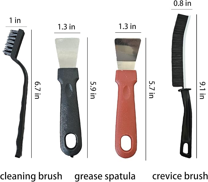 7 Pcs Multi-Purpose Crevice Cleaning Brush Tool - Image 2
