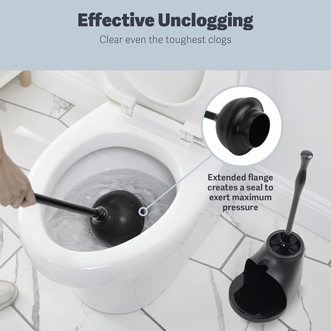 Casabella Bowl Brush & Plunger Combo - Image 4