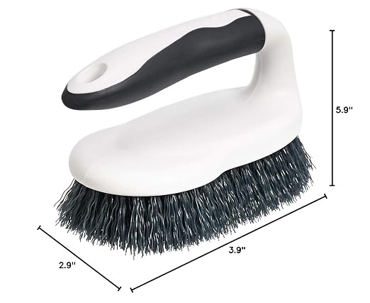 Amazon Basics All Purpose Rectangular Scrub Brush, Hard Bristle, Stiff Bristles - Image 6