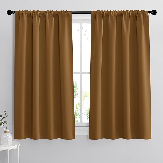 RYB HOME Bedroom Curtains Blackout by RYBHOME