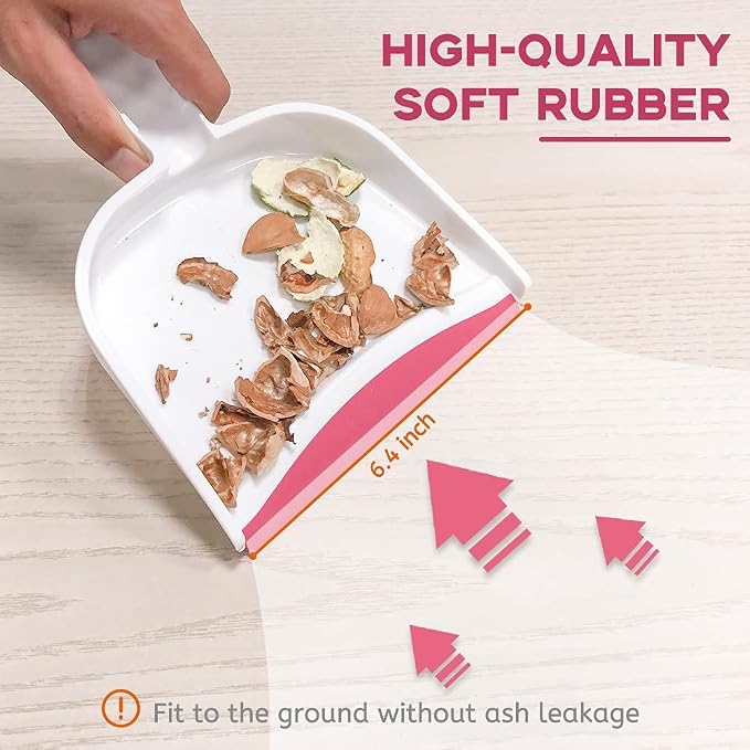 Broom Dustpan Brush Small Dust pan : Mini Broom and Dustpan Set Mini Dust pan - Image 3