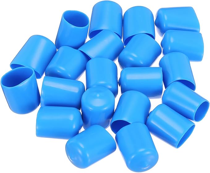 uxcell 20pcs Rubber End Caps 19mm ID Vinyl PVC Round Tube Bolt Cap Cover Screw - Image 4
