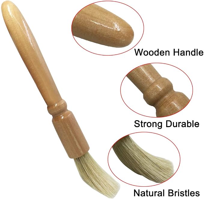 4 Packs Coffee Grinder Brush, DanziX Wooden Cleaning Brush - Image 3