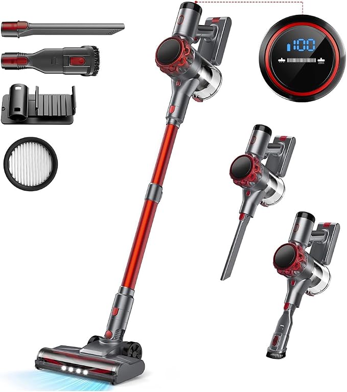 S3P Cordless Vacuum Cleaner, 45kPa Powerful Vacuum Cleaners by UML0
