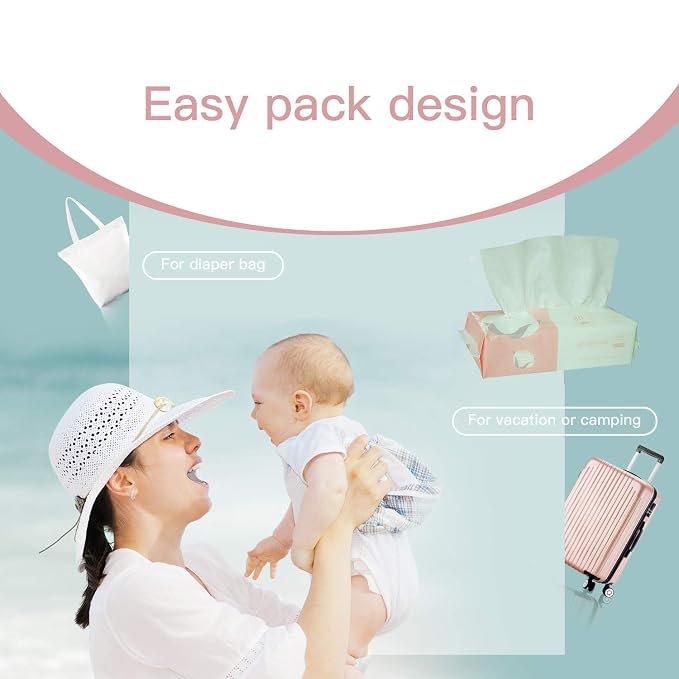 Extra Thick Dry Wipe, Disposable Face Drying Towel 100% Cotton, Lint-Free - Image 6