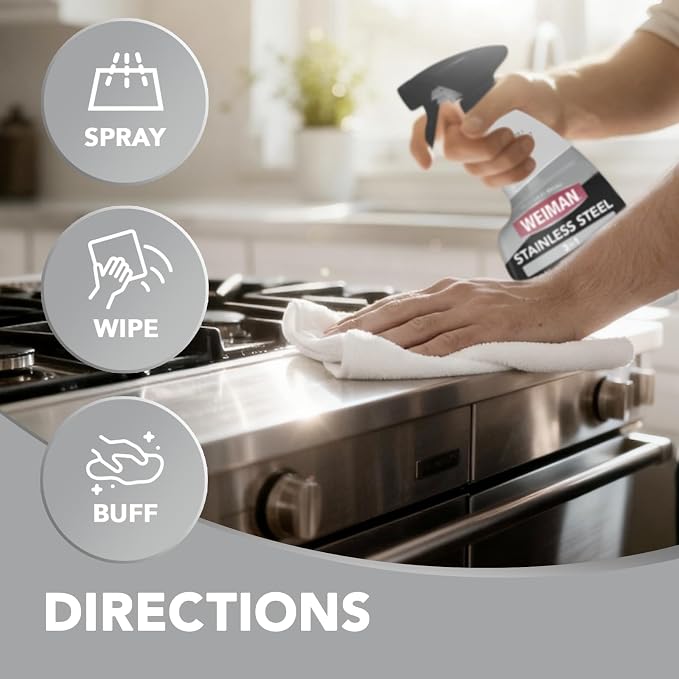 Weiman Stainless Steel Cleaner and Polish - Image 9