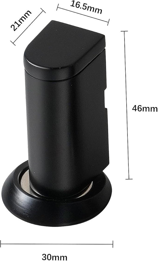 Windproof Magnetic Door Stoppers, 0-0.78" Stroke Mechanical Doorstop, No-Hole - Image 2