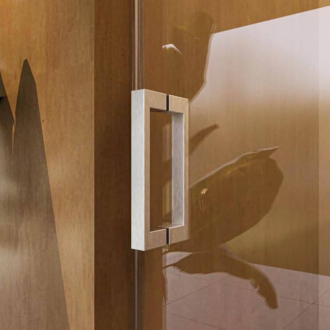 56-60" W x 76" H Frameless Single Sliding Glass Shower Doors Soft-Close - Image 5