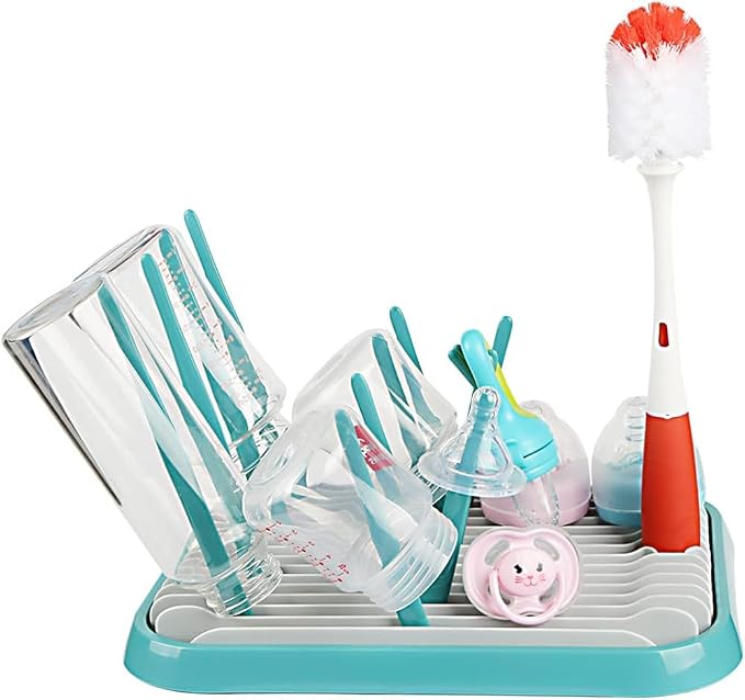 Baby Bottles Drying Rack, Folding Drainer - Image 6