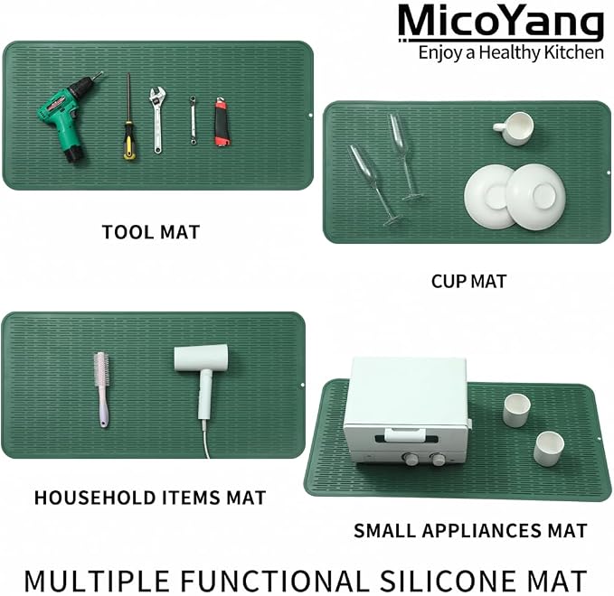 Silicone Dish Drying Mat for Multiple Usage, Easy clean, Eco-friendly, - Image 4
