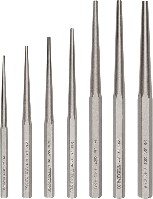 TEKTON Alignment Punch Set, 7-Piece | PNC96003 | Made in USA by TEKTON
