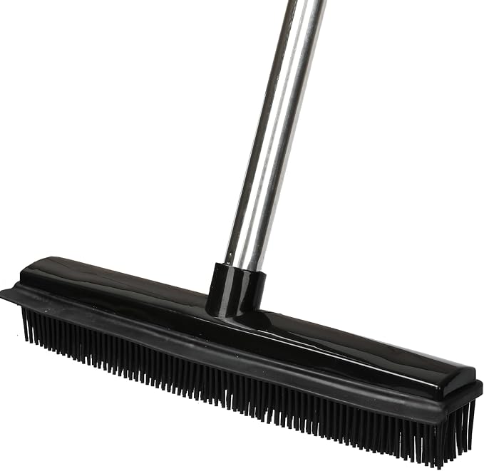 Pet Hair Rubber Broom Floor Brush by GLOYY