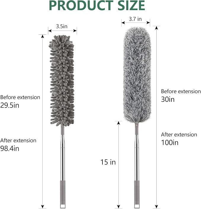 SetSail Dusters for Cleaning, 100-inch Extra-Long Duster - Image 2