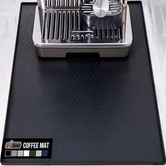 GORILLA GRIP Silicone Coffee Mat, Espresso Machine Bar Accessories, Keep by GorillaGrip