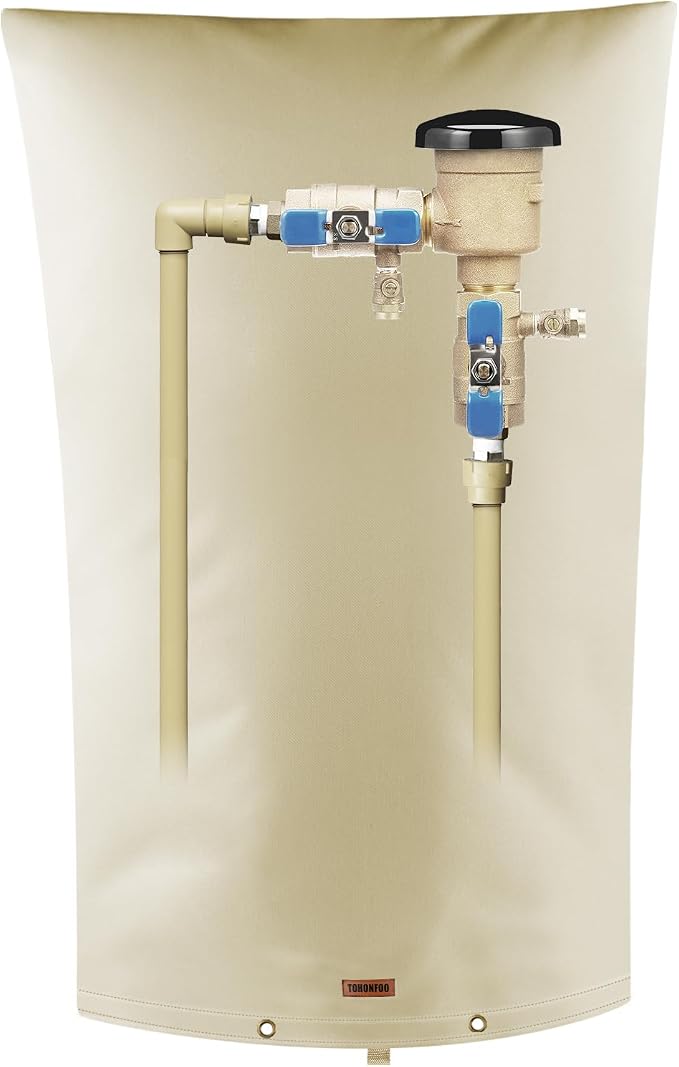 TOHONFOO Backflow Preventer Pipe Insulation Cover by TOHONFOO