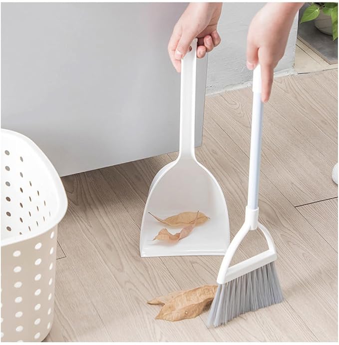 Mini Broom with Dustpan for Kids, Little Housekeeping Helper Set - Image 7