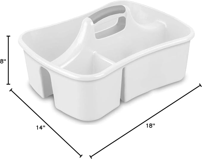 Extra Large 5 Gal Divided Cleaning Caddy Organizer - Image 7