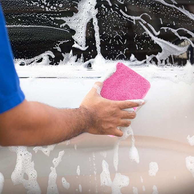HOMEXCEL Microfiber Applicator Pads, Scratch-Free Car Wash Sponge - Image 5