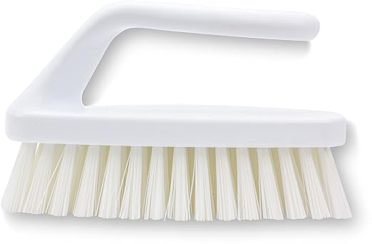 SPARTA Scrub Brush with Iron Shaped Handle and Stiff Bristles, Heavy Duty by SPARTA