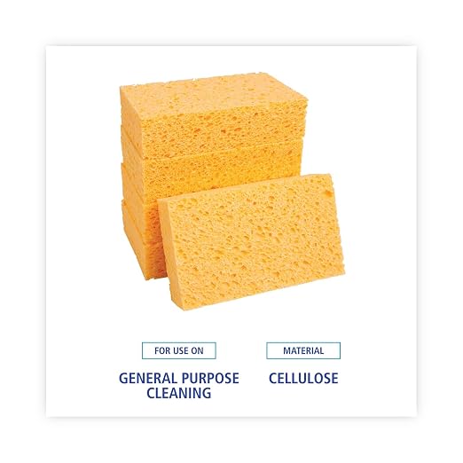 Boardwalk Medium Cellulose Sponge, 3.67 X 6.08, 1.55" Thick - Image 6