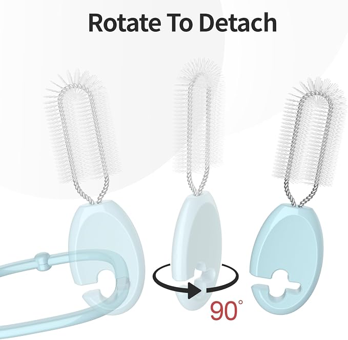 4in1 Straw Cleaner Brush Set, Standing Cleaning Brush Set Includes 7mm &10mm - Image 4