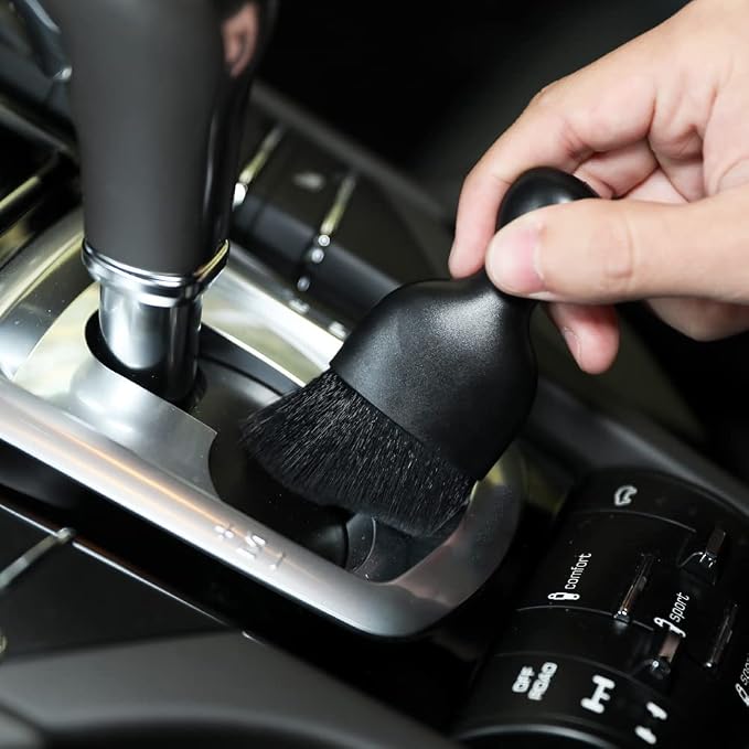 Car Interior Detailing Brush, Soft Bristle Cleaning Brush Car Detailing Brush - Image 2