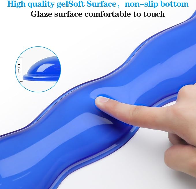 Gel Wrist Rest for Keyboard and Mouse, Wrist Rest for Keyboard, Mouse Wrist - Image 5