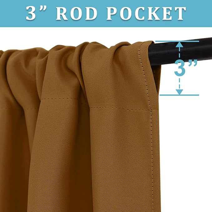 RYB HOME Bathroom Window Curtains - Image 2