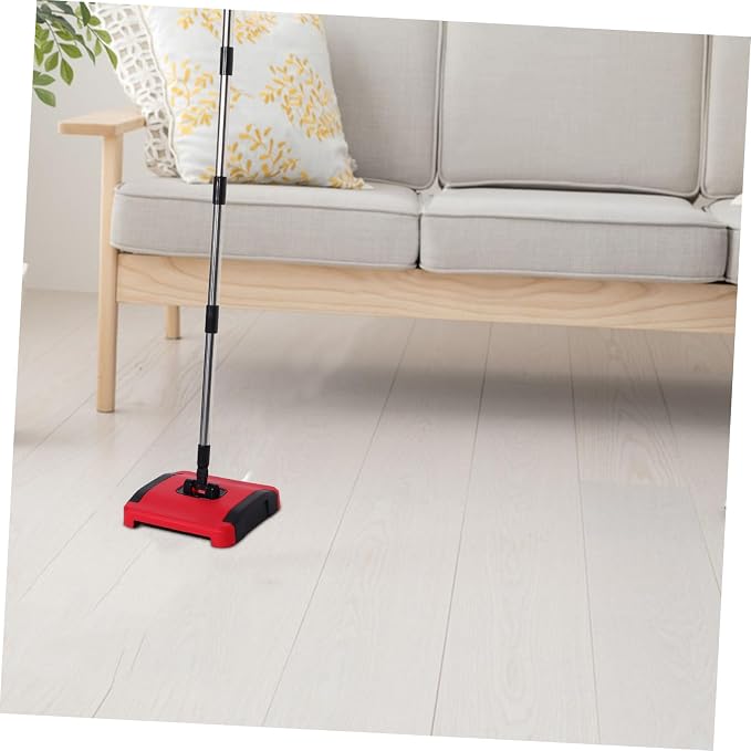 Cabilock Hand Push Carpet Sweeper Lightweight Manual Vacuum - Image 5