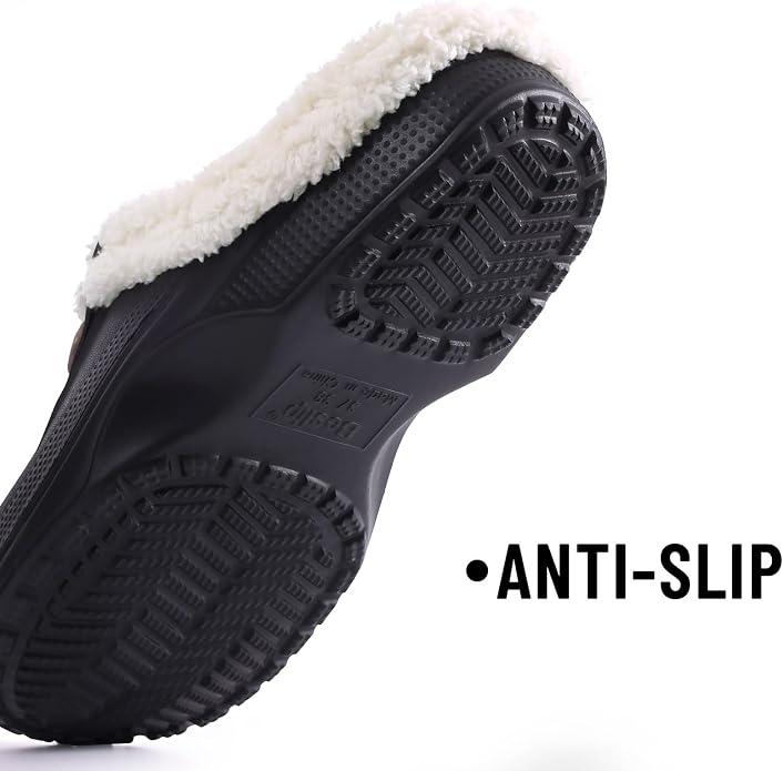 Beslip Classic Fur Lined Clogs Waterproof Winter Fuzzy Slippers - Image 5
