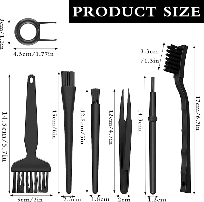 8 PCS Keyboard Cleaning Brushes Kit, Small Portable Anti Static Electronic Dust - Image 2