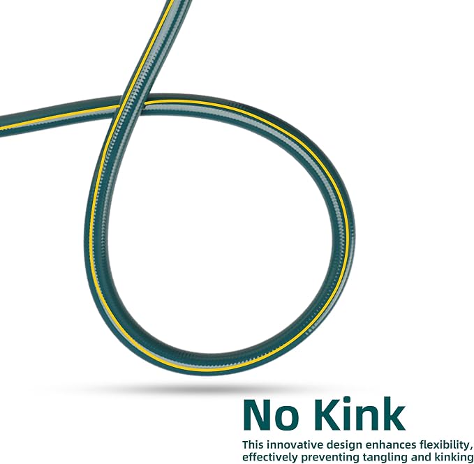 Solution4Patio Long Green Garden Hose 3/4 in. x 50 ft. -Kink Free, No Leaking - Image 5