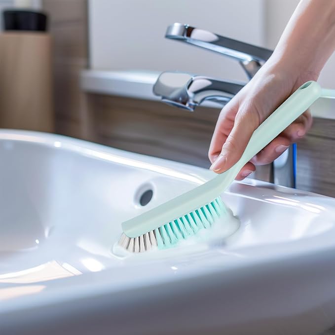 Household Laundry Brush Shoe Brush, PP Plastic Sturdy Handle & PBT Soft Bristle - Image 6