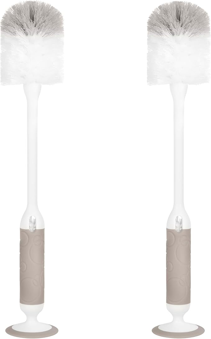 Ubbi Deluxe Baby Bottle Brush Set, Bottle Brush and Nipple Brush by Ubbi