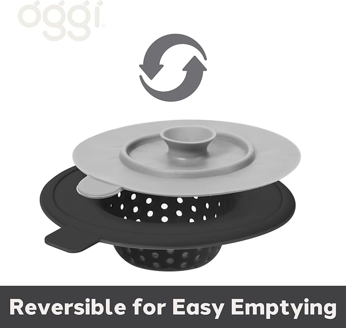 OGGI Silicone Sink Strainer & Stopper Set- Great Kitchen Sink Strainer - Image 6