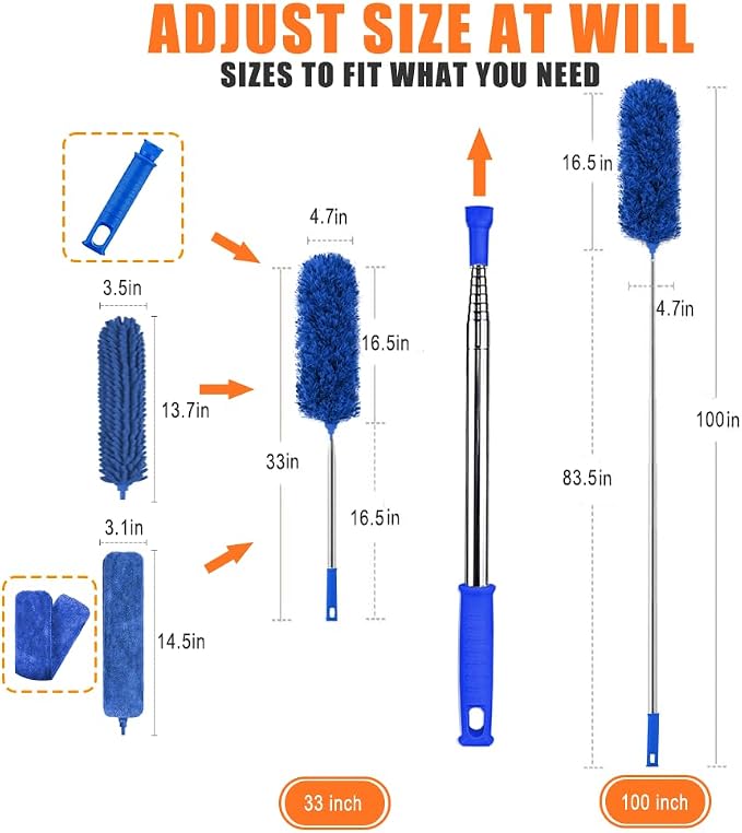 Professional Microfiber Feather Dusters - Image 2